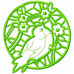 Pigeons And Doves Embroidery Design 9 Pigeons And Doves Embroidery Design 9